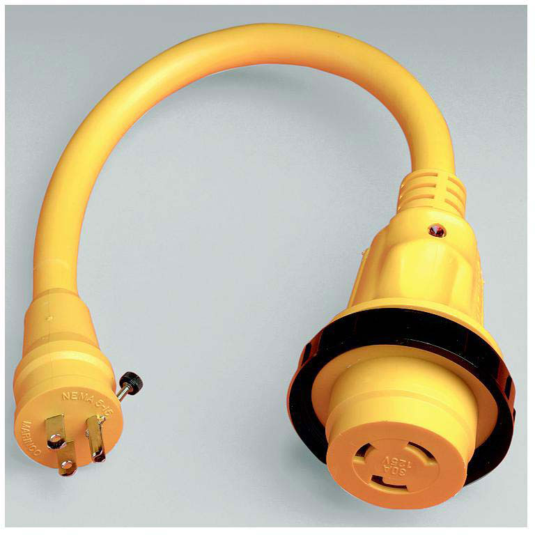 ParkPower 30A to 15A Powercord Plus RV Adapter