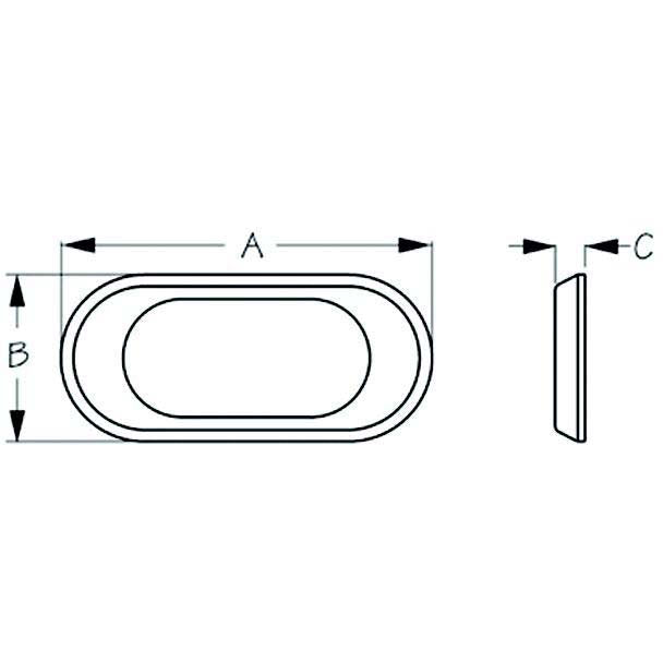 Seadog LED Surface Mount Courtesy Light, Blue