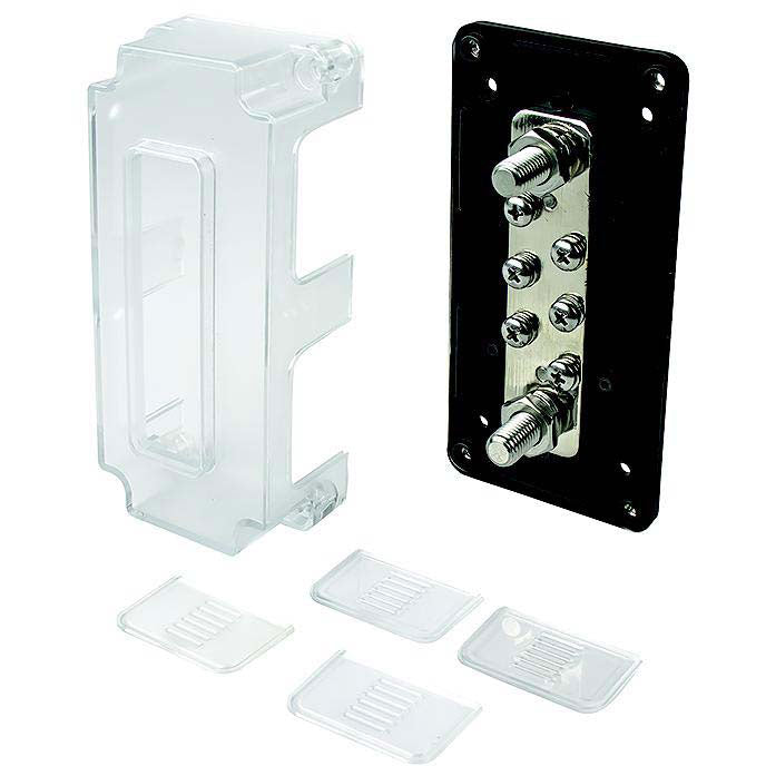 SeaDog 4266923 Buss Bar w/ Cover, 6 Terminals