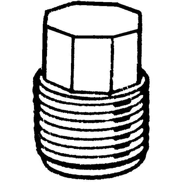QEST Fresh Water Piping Fitting, 1/2" Test Plug