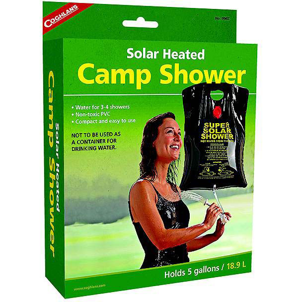 Coughlans Solar Heated Camp Shower, 5 Gal.