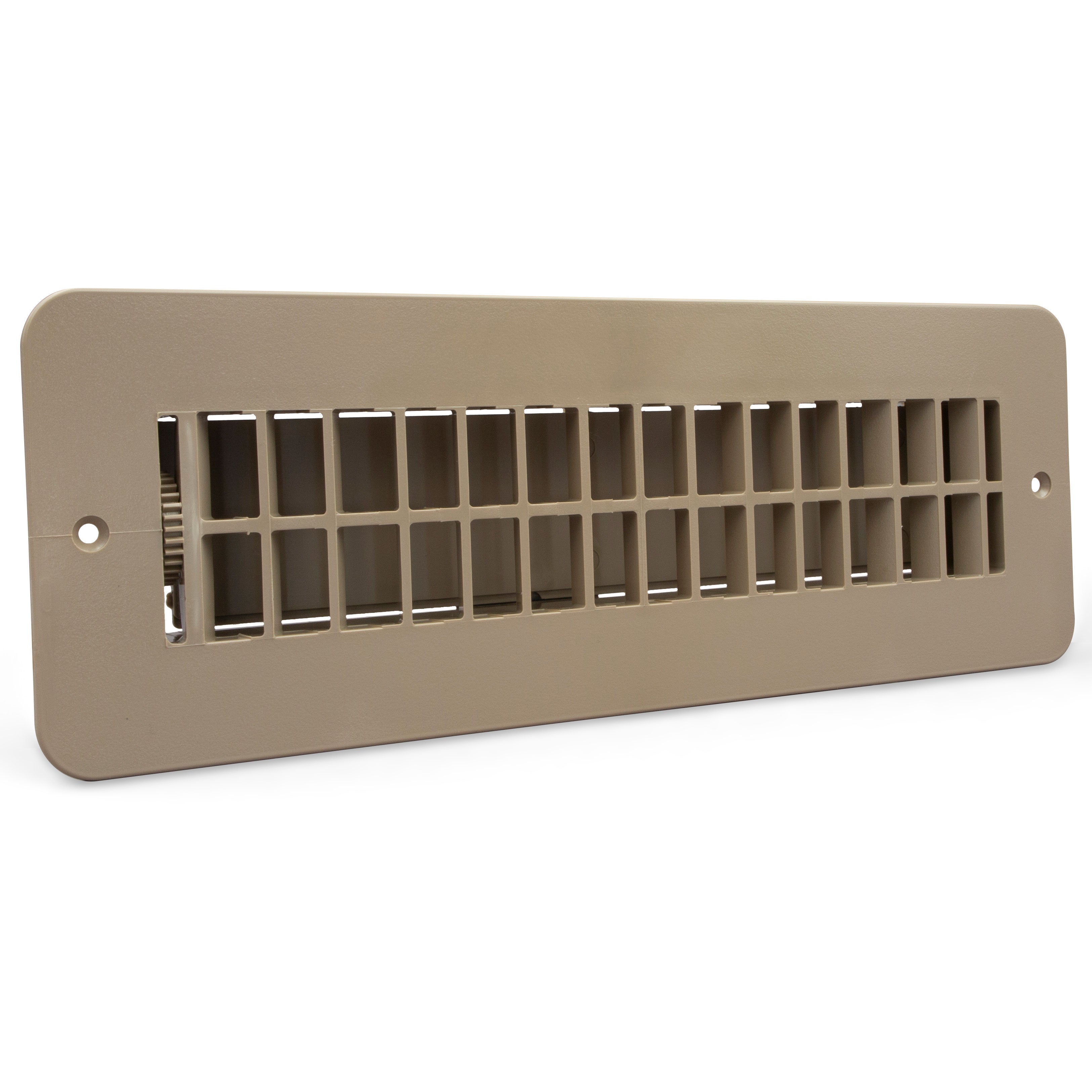 Floor Register, 2x10, w/Damper, Tan
