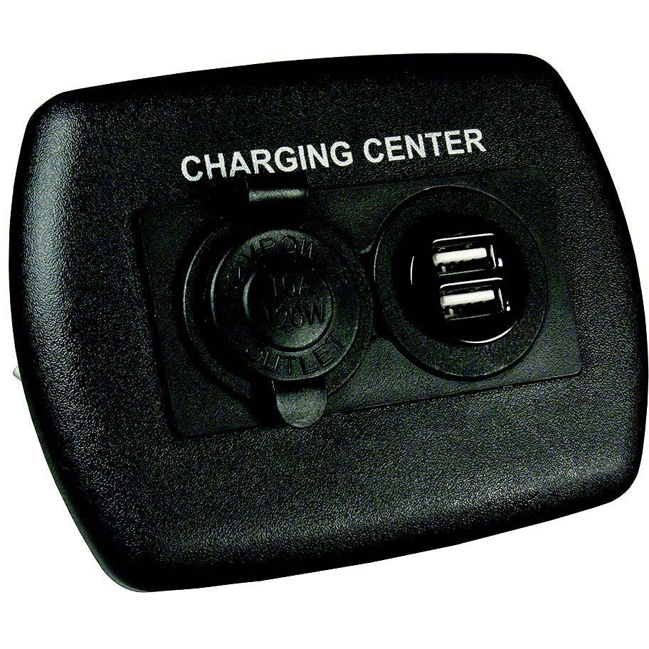 JR Products RV 12V/USB Charging Center