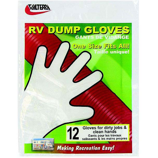 Valterra xxx RV Dump Gloves, 12/pk