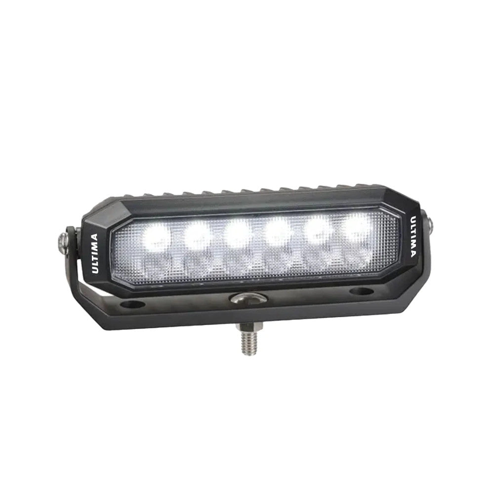 Ultima Dual Color LED Deck Lamp Red/White Output, Black Housing