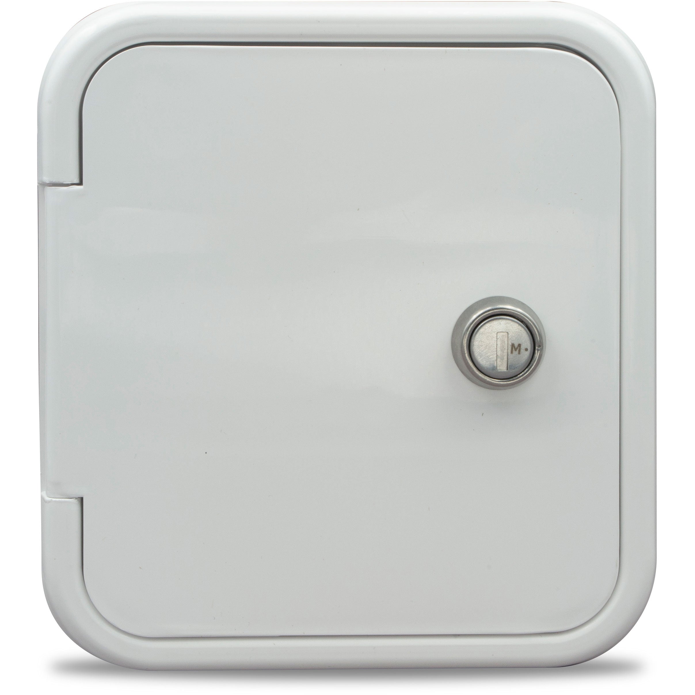 Gravity Water Hatch, Key Lock, Polar White