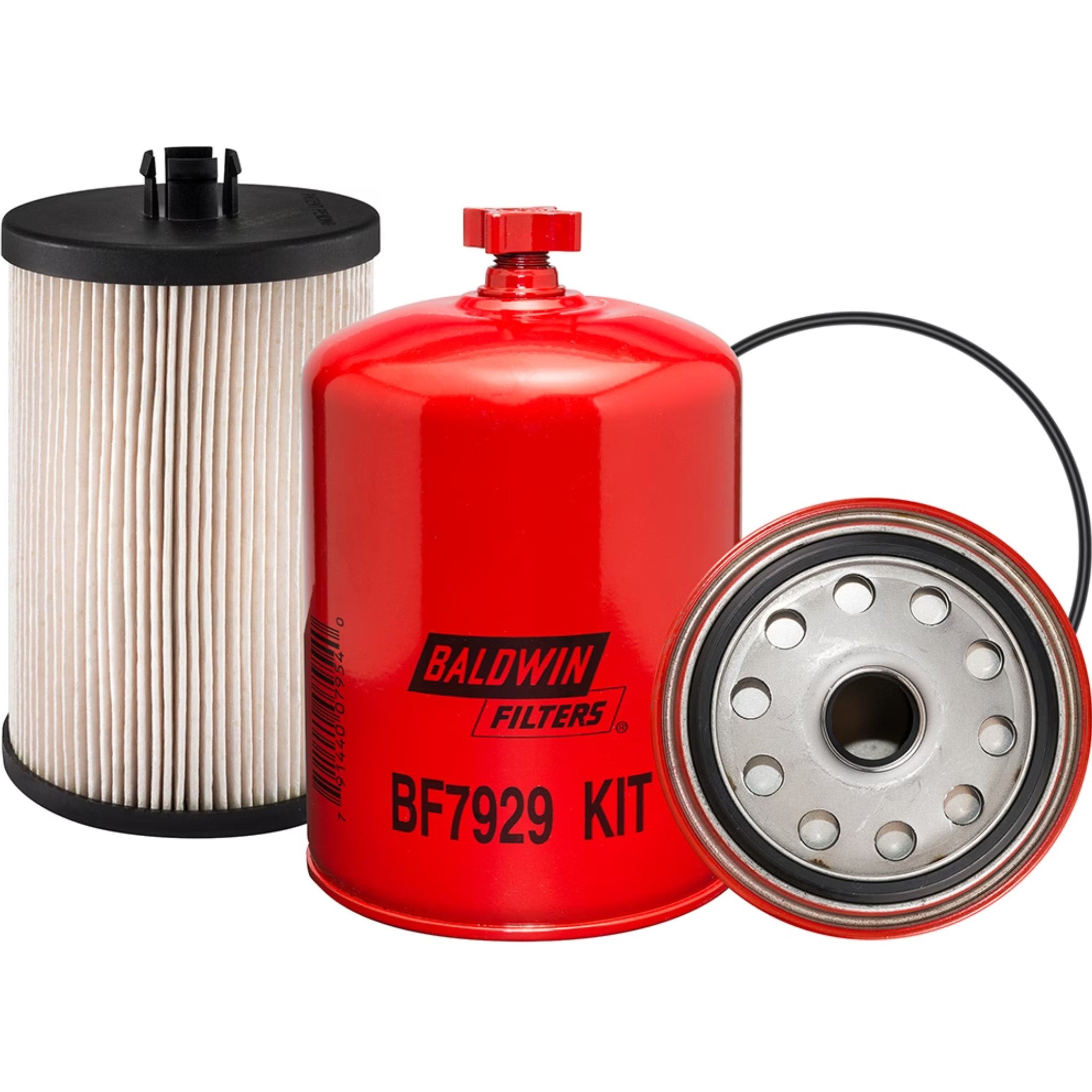 Baldwin Fuel Filter Element BF7929 Kit - Set of 2