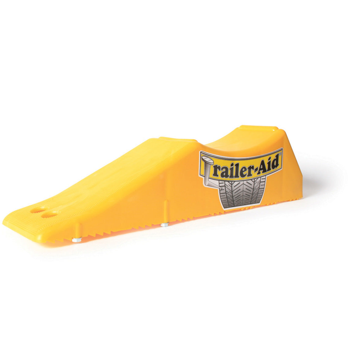 Camco Trailer Aid Tandem Tire Changing Ramp - Yellow, Boxed