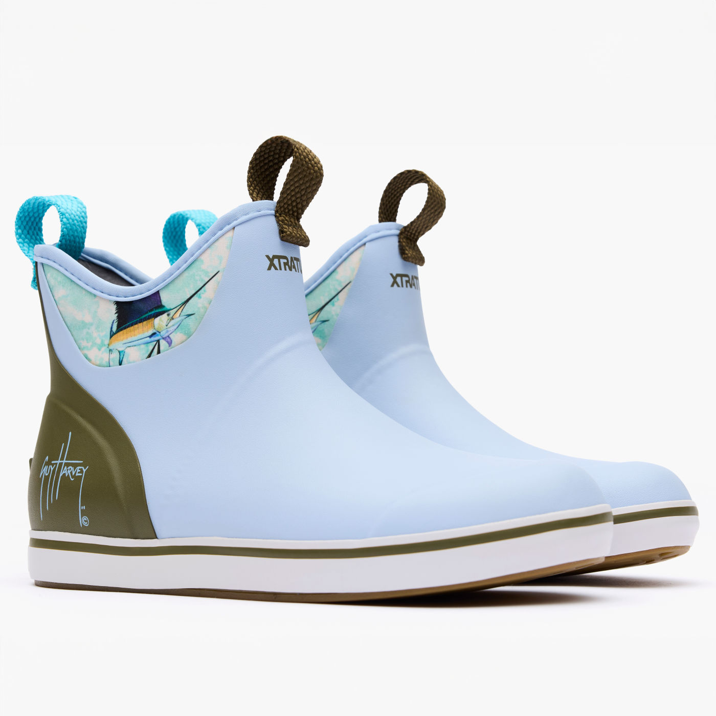 XTRATUF Women's Guy Harvey 6" Ankle Deck Boots
