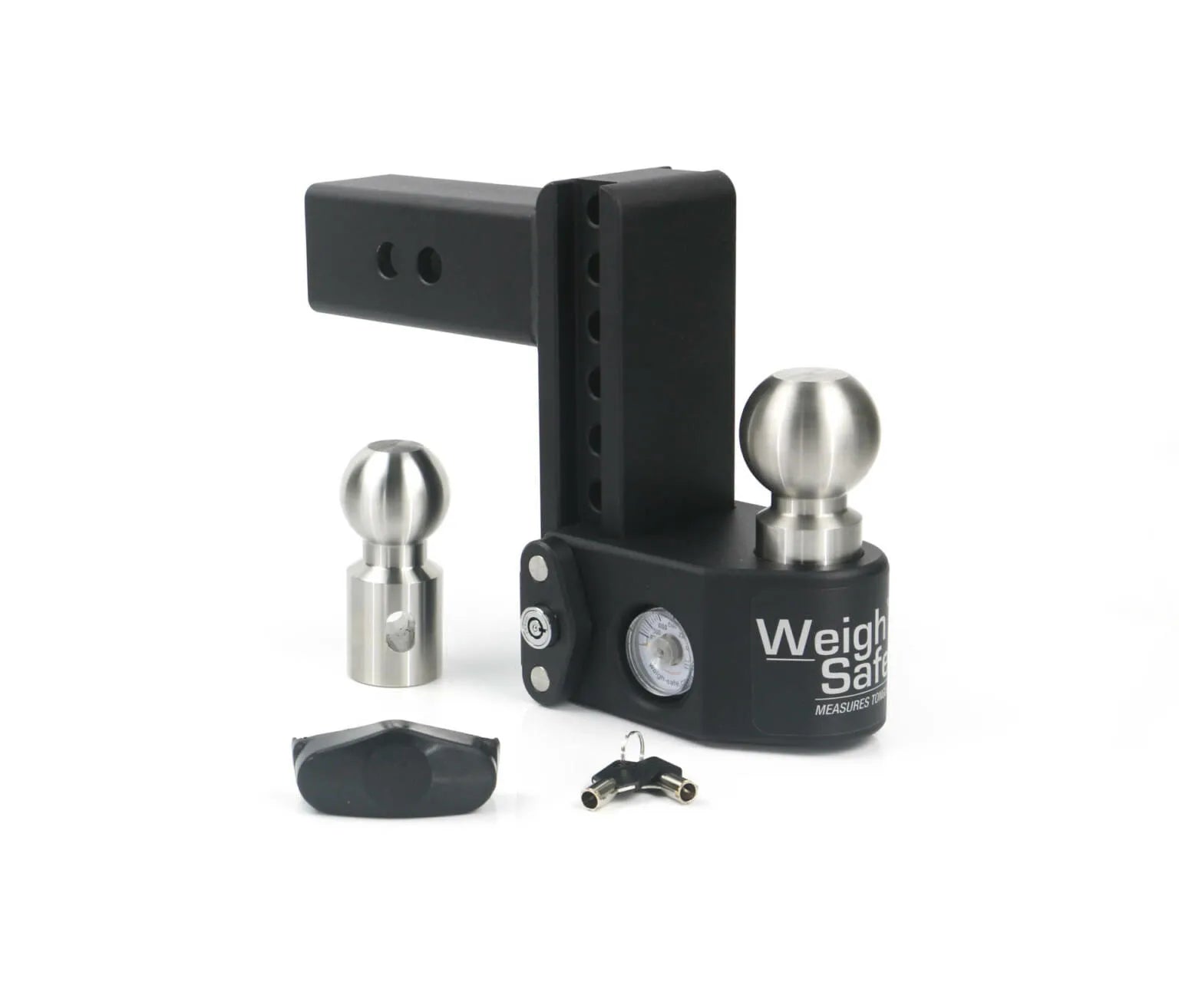 Steel Weigh Safe 8" Drop Hitch w/ 2.5" Shank (10K/22K GTWR)