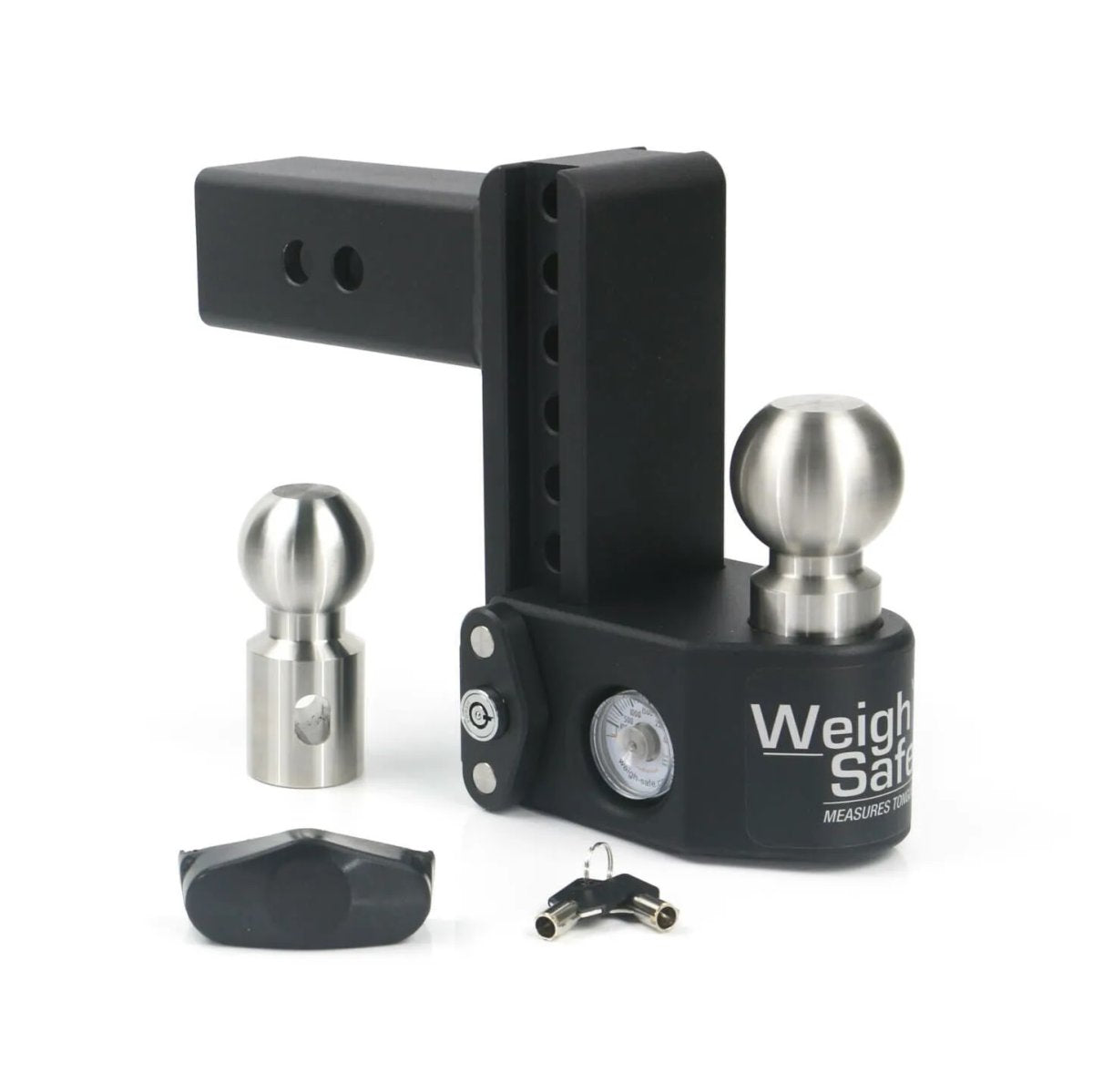 Steel Weigh Safe 8" Drop Hitch w/ 2.5" Shank (10K/22K GTWR) w/ WS05