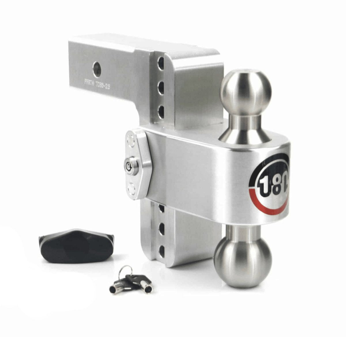 180 Degree Hitch  8" Drop Hitch w/ 2" Shank (10K/12.5K GTWR) w/ WS05