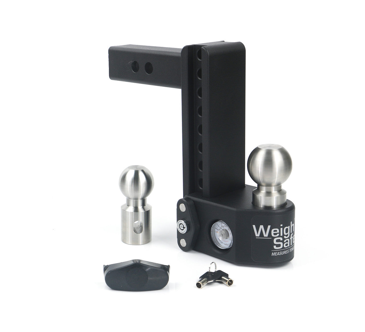 Steel Weigh Safe 8" Drop Hitch w/ 2" Shank (10K/15K GTWR)