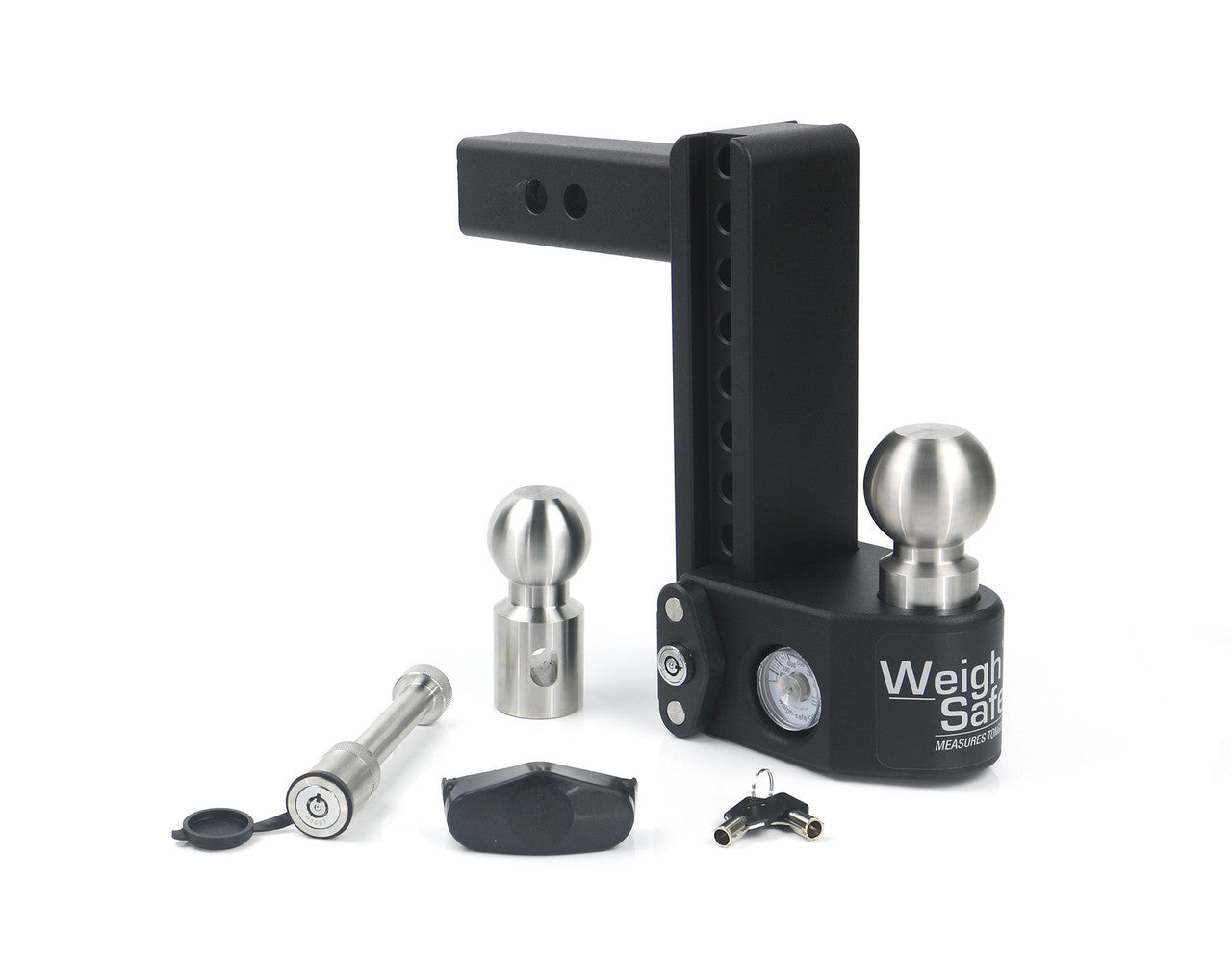 Steel Weigh Safe 8" Drop Hitch w/ 2" Shank (10K/15K GTWR) w/ WS05