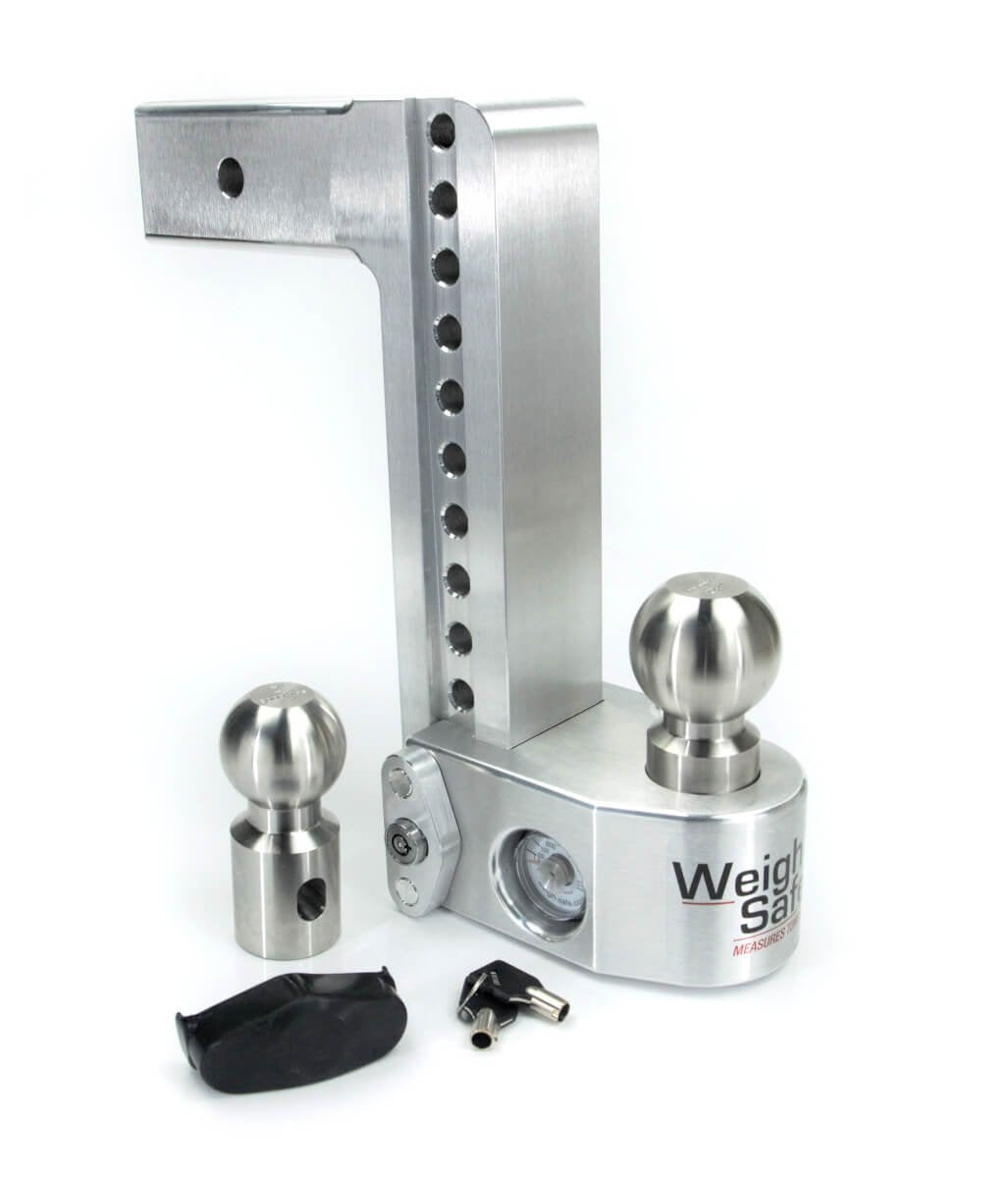 Weigh Safe 10" Drop Hitch w/ 2.5" Shank (10K/18.5K GTWR)