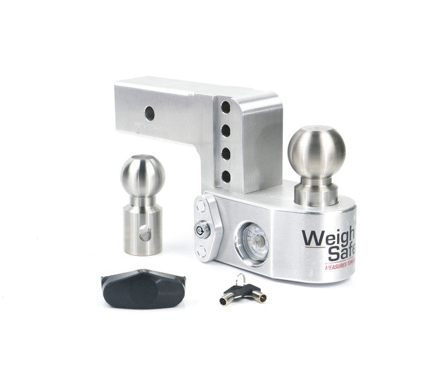 Weigh Safe 4" Drop Hitch w/ 2.5" Shank (10K/18.5K GTWR)