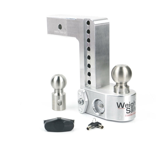 Weigh Safe 8" Drop Hitch w/ 2.5" Shank (10K/18.5K GTWR)