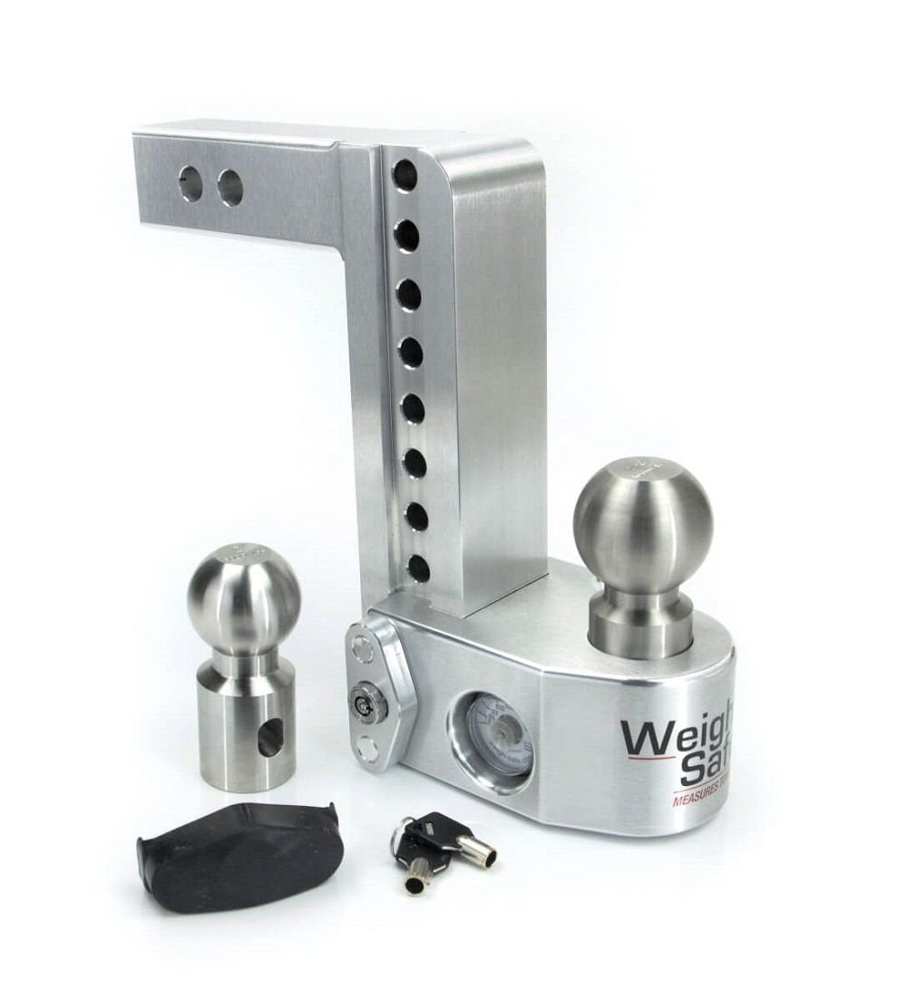 Weigh Safe 8" Drop Hitch w/ 2" Shank (10K/12.5K GTWR)