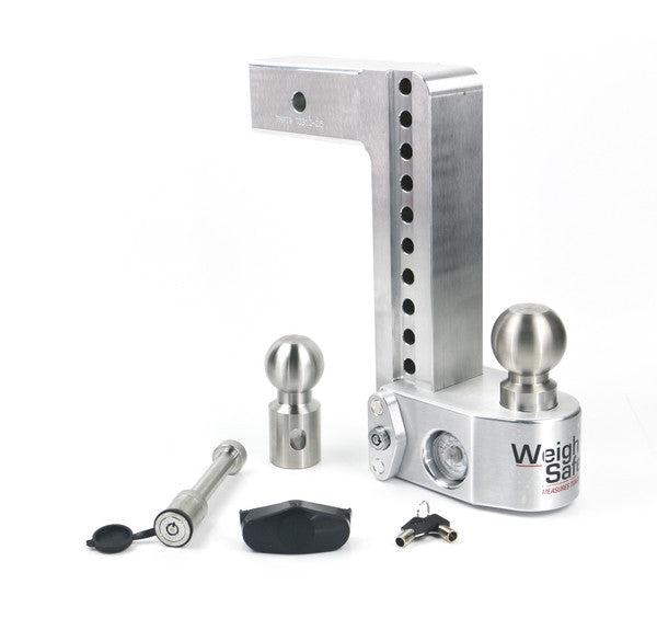 Weigh Safe 10" Drop Hitch w/ 2.5" Shank (10K/18.5K GTWR) w/ WS05