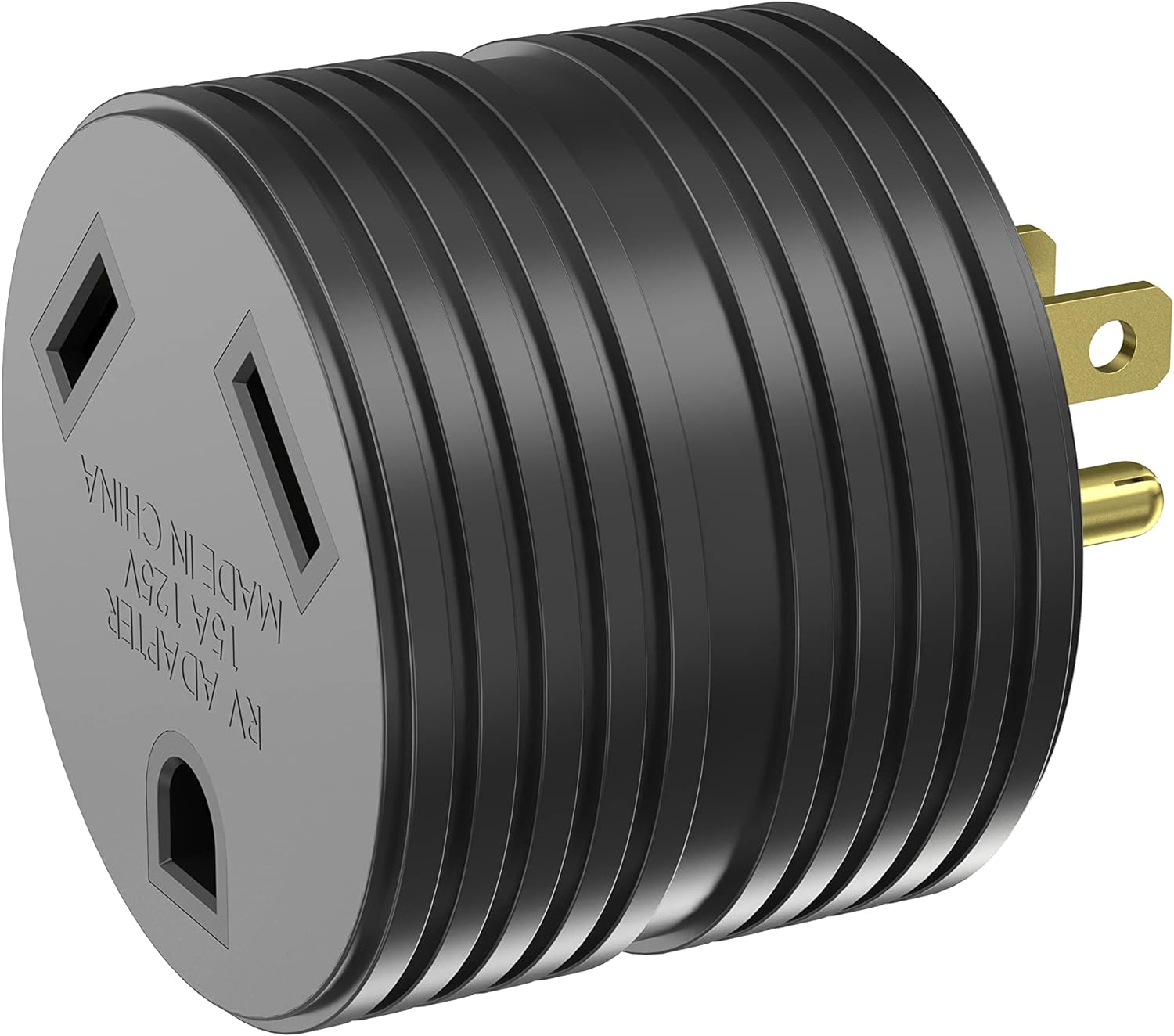 Energizer CAD515PTT3R Compact Portable RV Adapter ECAD054-15A Male/30A Female