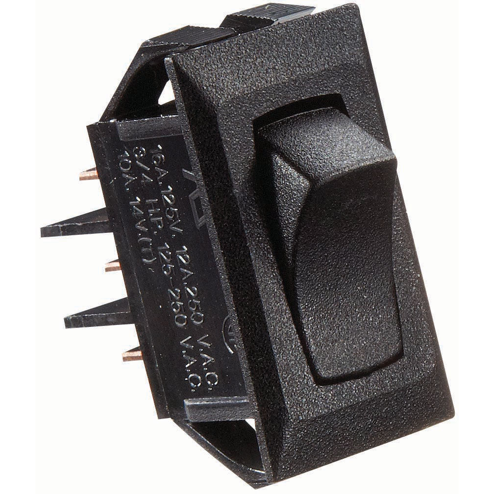 Rocker Switch, 10 A, On/On - SPDT - Cut-Out .550" x 1.125"