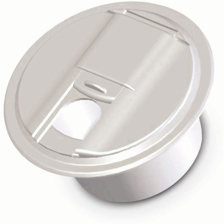 Cable Hatch, Round, Universal Style, 5" x 3"