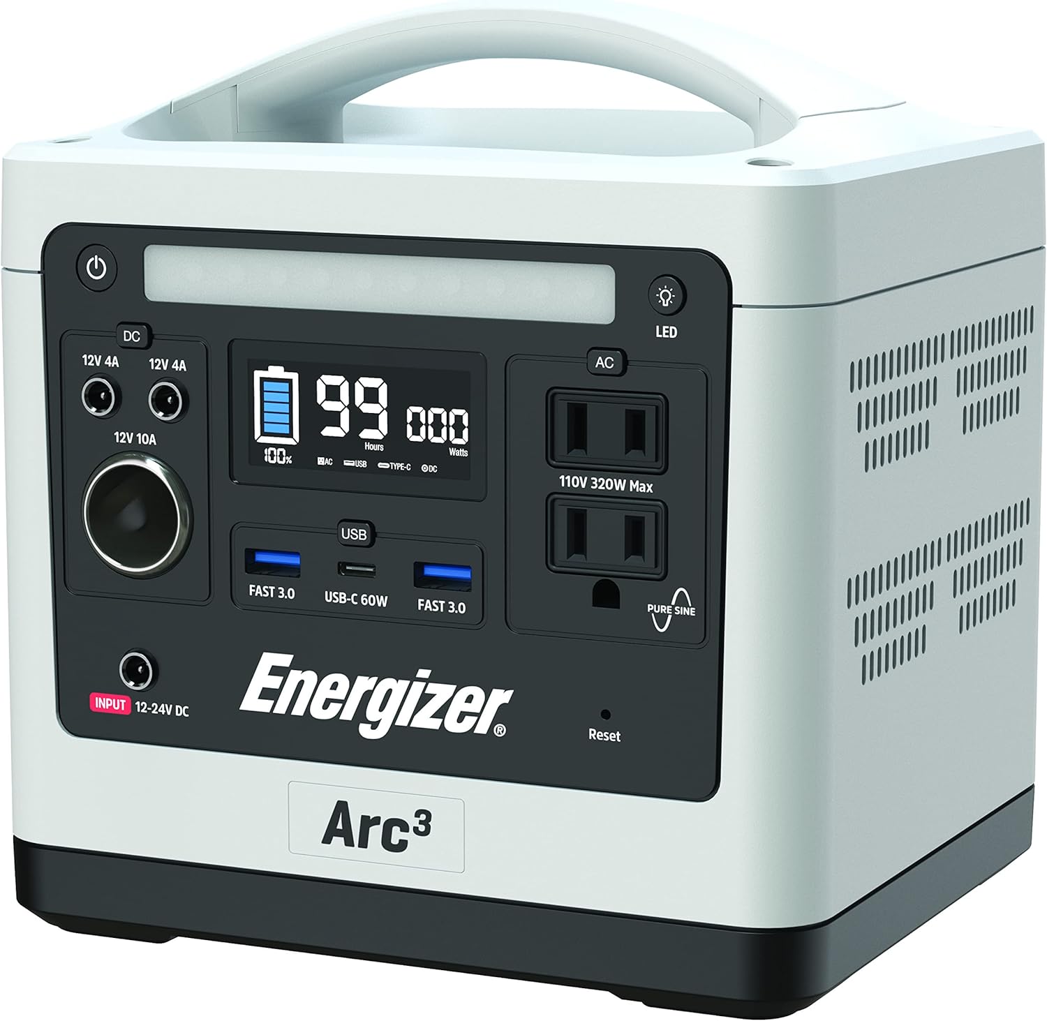 Energizer Arc3 Lithium Ion Power Station, 300W