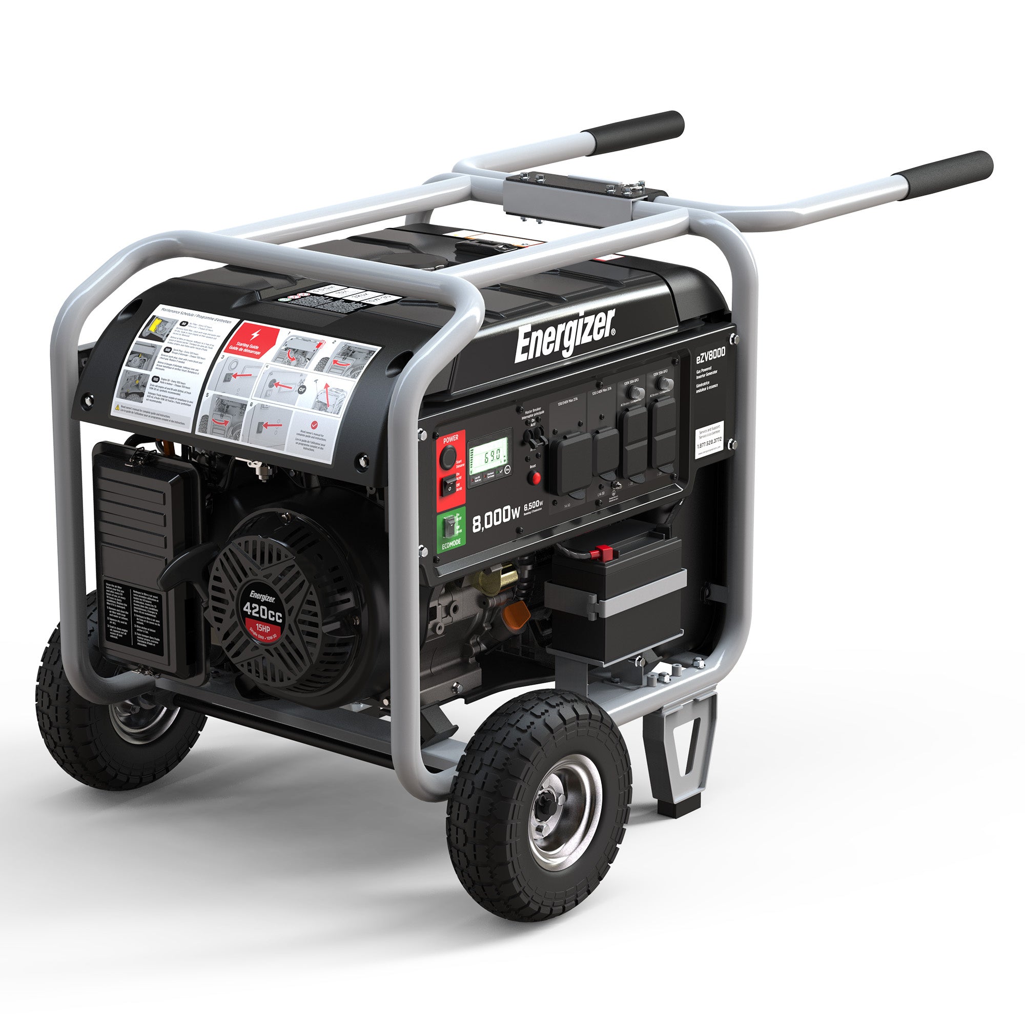 Energizer INVEZV8000C Inverter Generator eZV8000 - 8000W