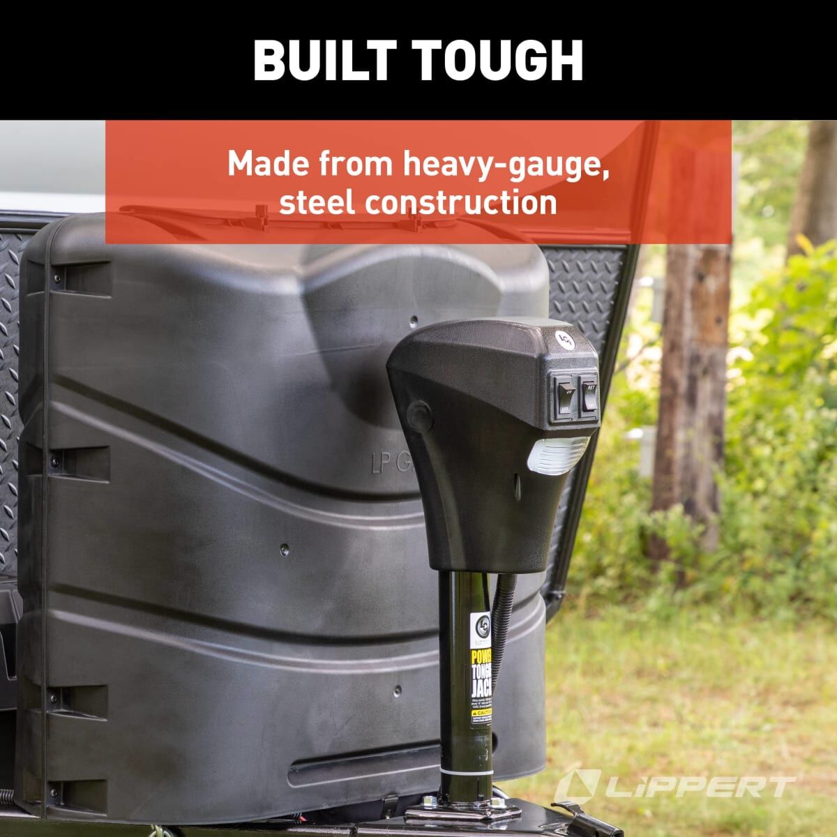 Electric Tongue Jack (Black) 3500#