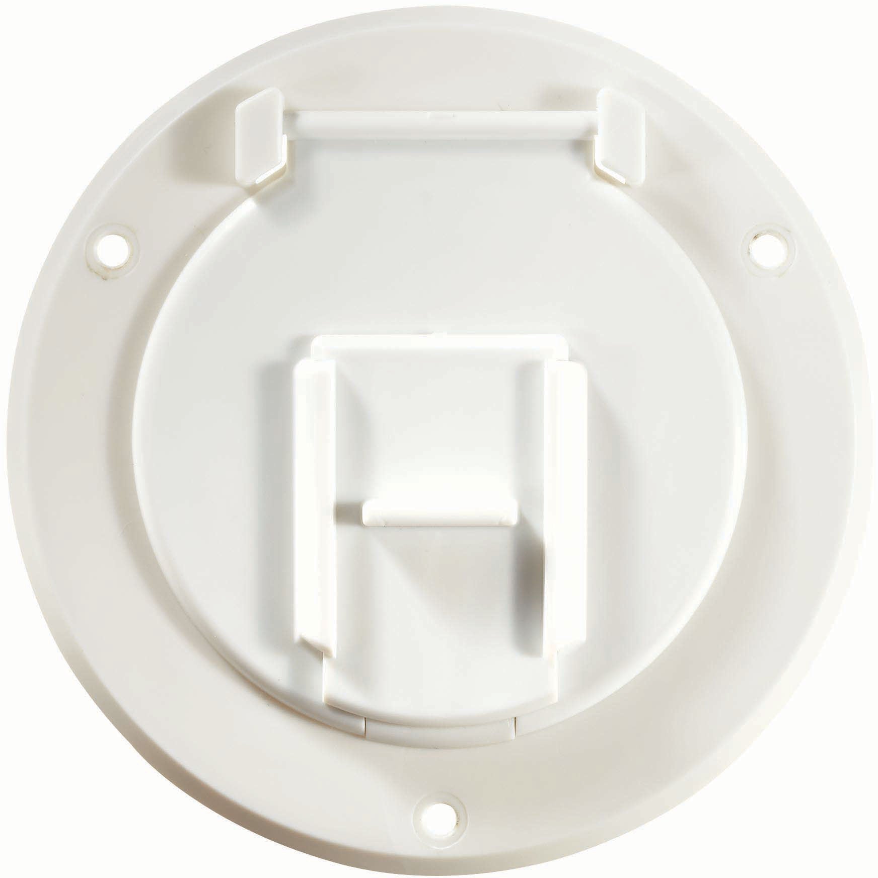Basic Cable Hatch, Round, 4.3" x 2.3" (Replaceable Lid)