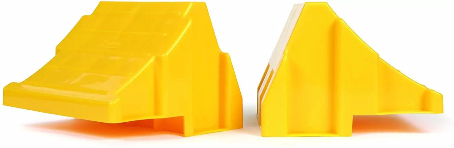 Camco Leveling Block Wheel Chock, 2 Pack (E/F)