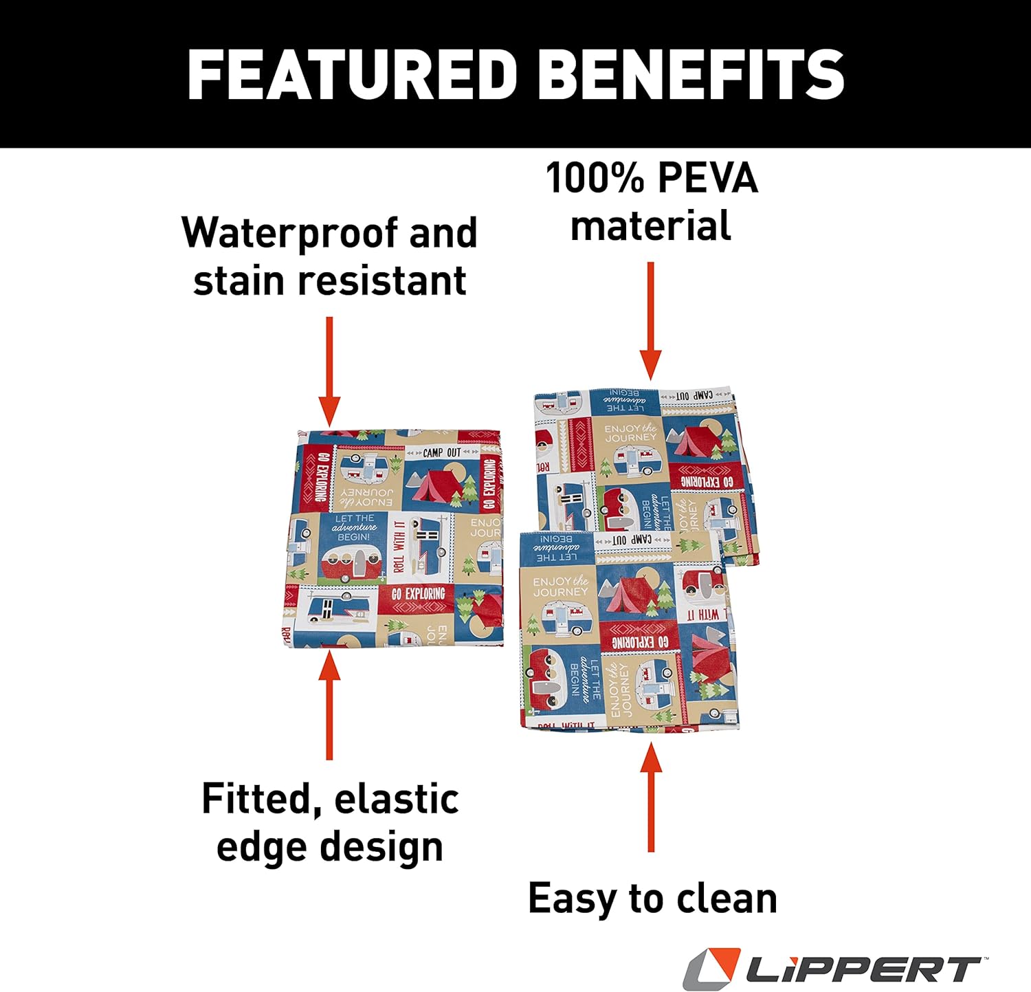 Vinyl Tablecloth with Bench Covers