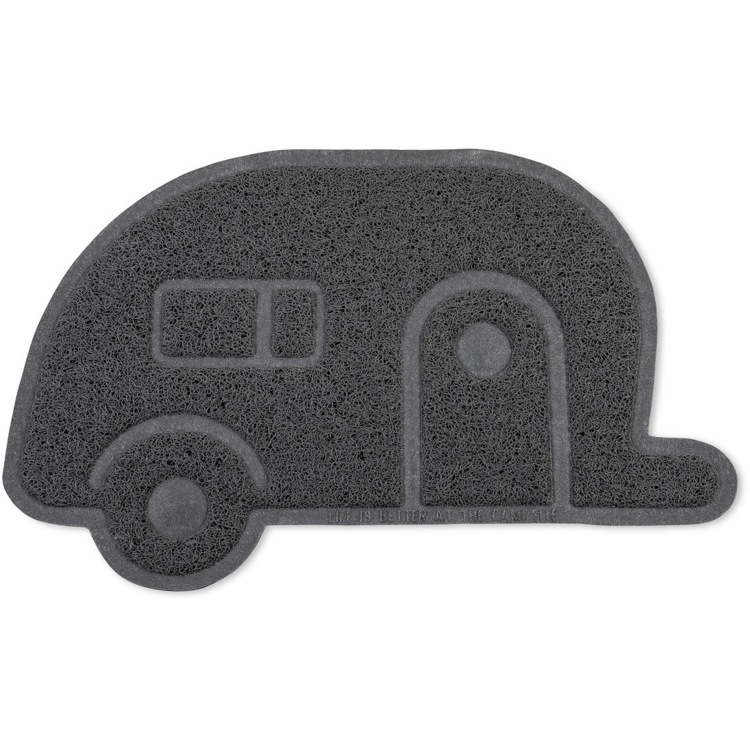 Camco Scrub Rug, Gray, Retro Travel Trailer