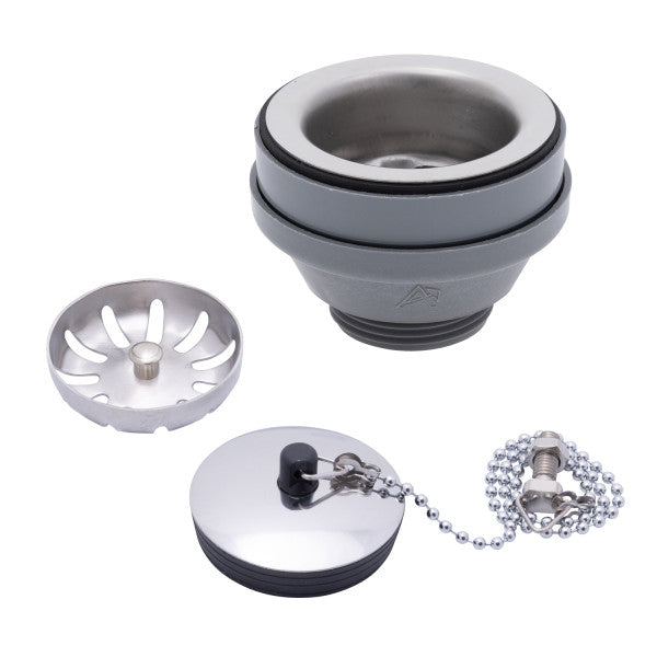 2in Straight Drain with Strainer