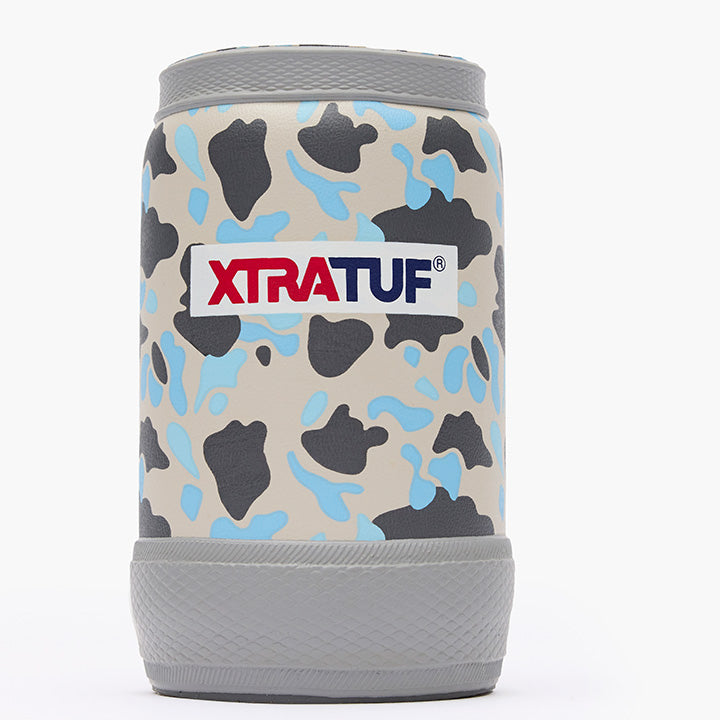 Xtratuf Cloud Blue Camo Slim Can Coozie, 12 oz. Skinny Cans