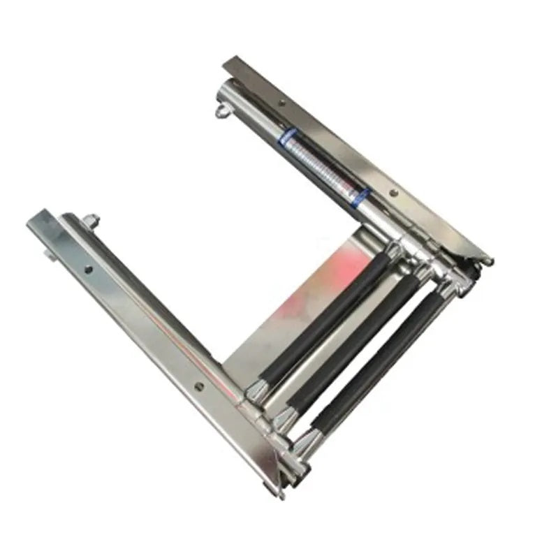 Slide Mount Telescoping Self Locking 3 Step Ladder<br>