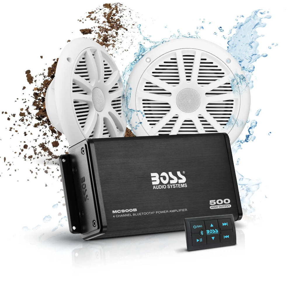 Boss Marine Amplifier/Speaker Package ASK902B.6