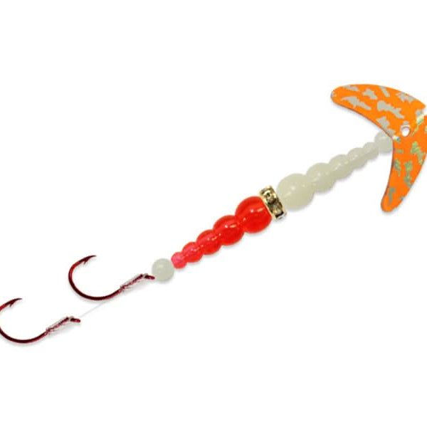 Double Whammy Kokanee Pro Orange Silver Tiger/Glow/Fire Orange / 4