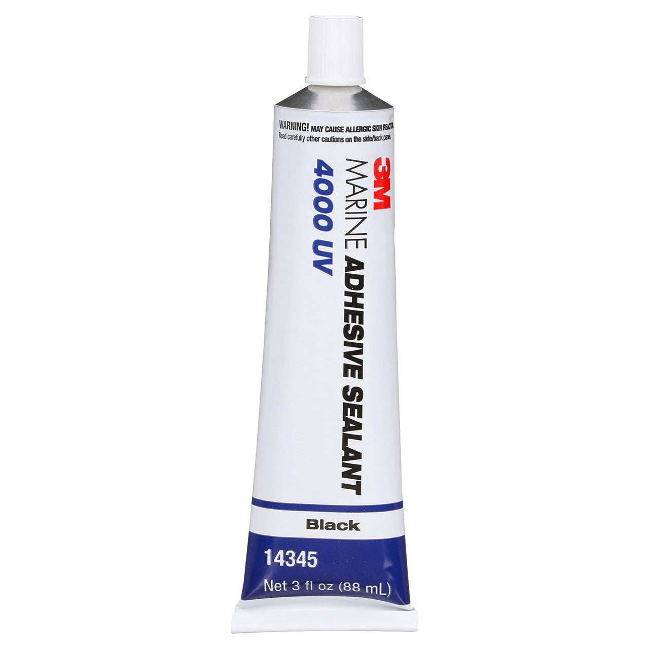Marine Adhesive Sealant 4000 UV, Black, 3 oz Tube - 14345