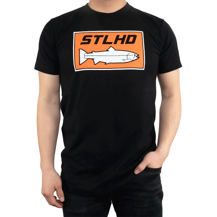 Men's Standard Logo Black T-Shirt