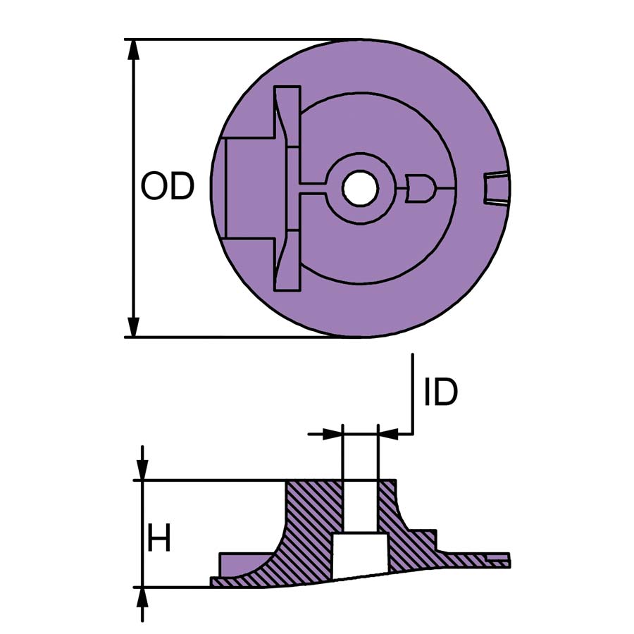 Yamaha Outboard Aluminum Anode - CM6AW4561900