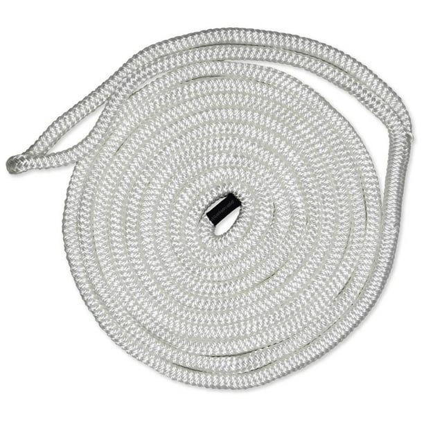 Boat Dock Line Double Braided UV Resistant/Abrasion Resistant 3/8inx10ft