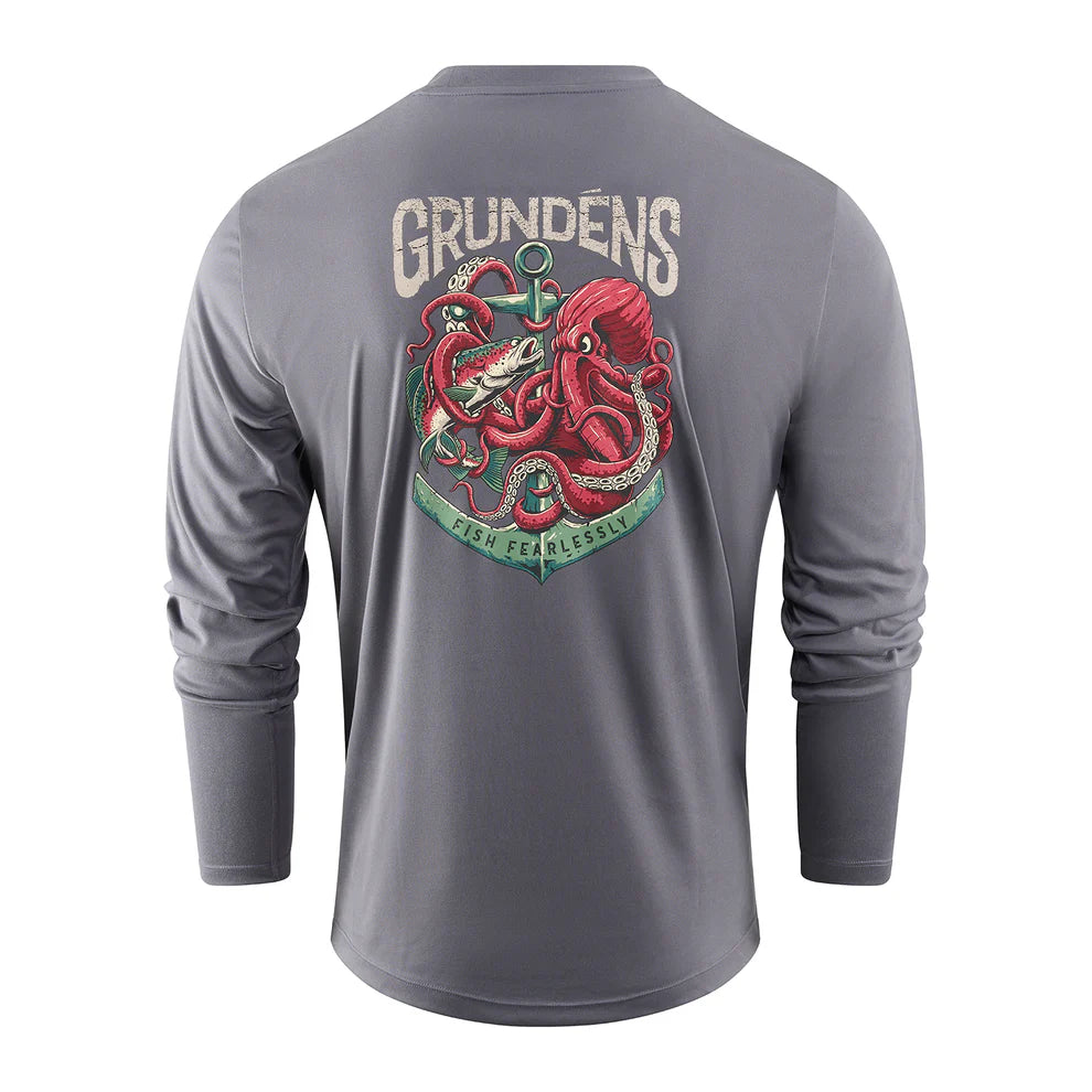Grundens Octo-Trout LS Tech Tee