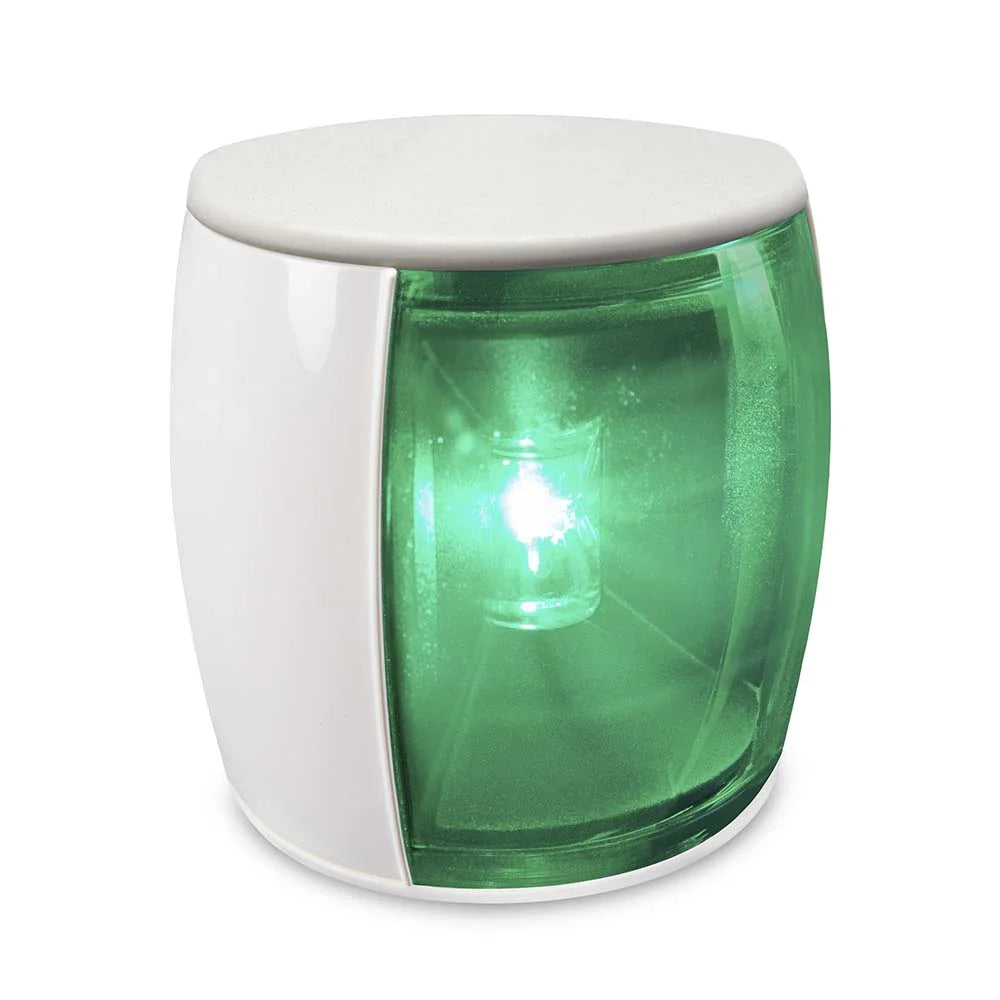 2NM NaviLED PRO, Green Lens Starboard Navigation Light, White
