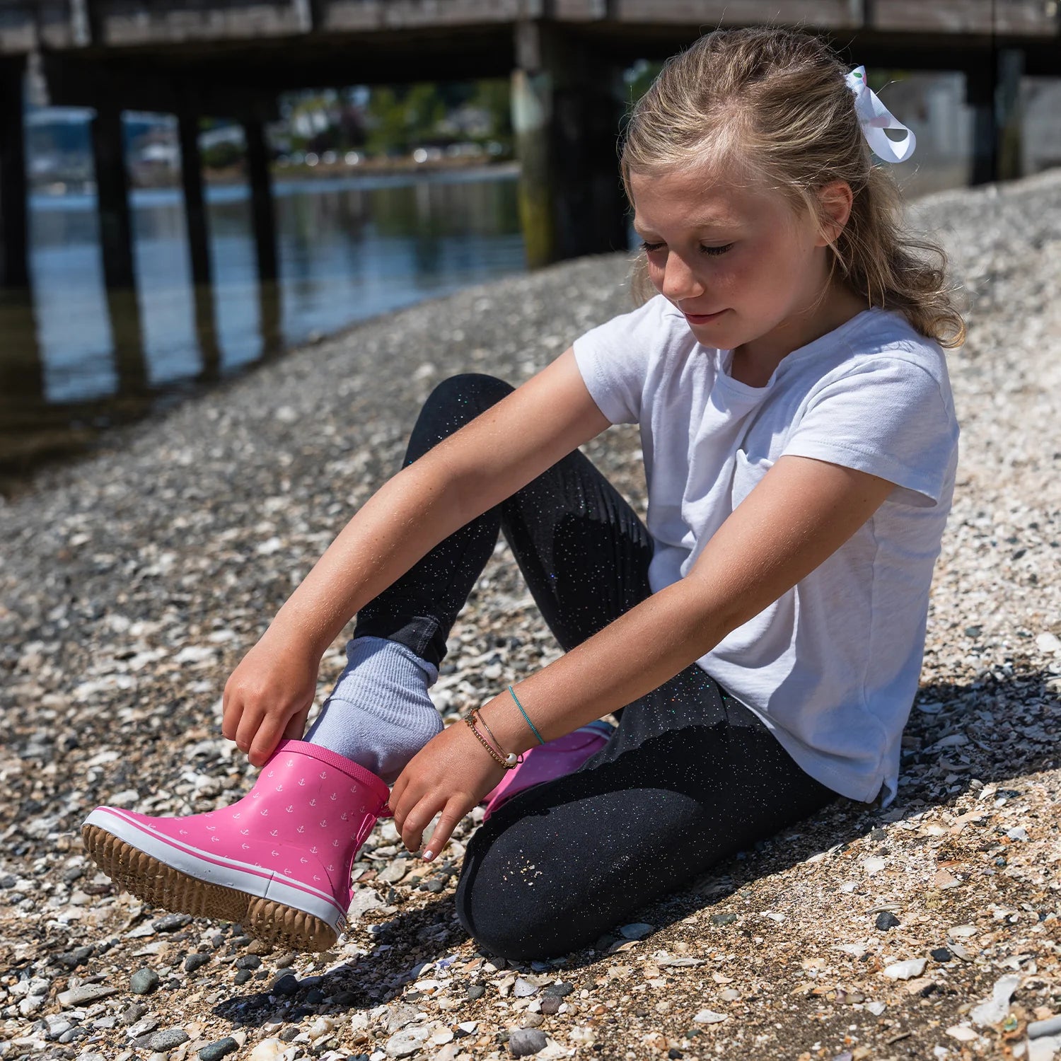 Grundens Kid's Guppy Rain Boot