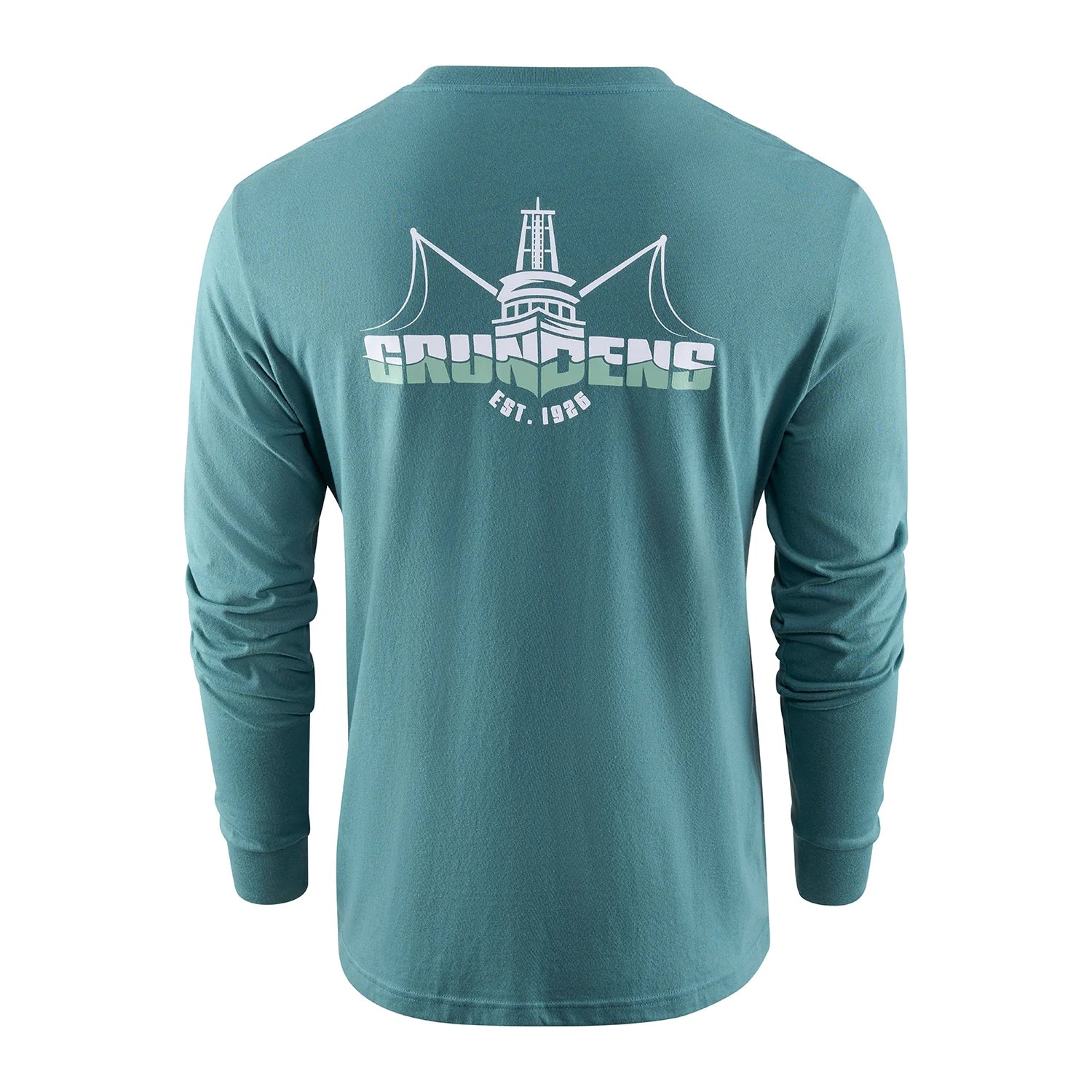 Grundens Long Sleeve Boat Logo Shirt