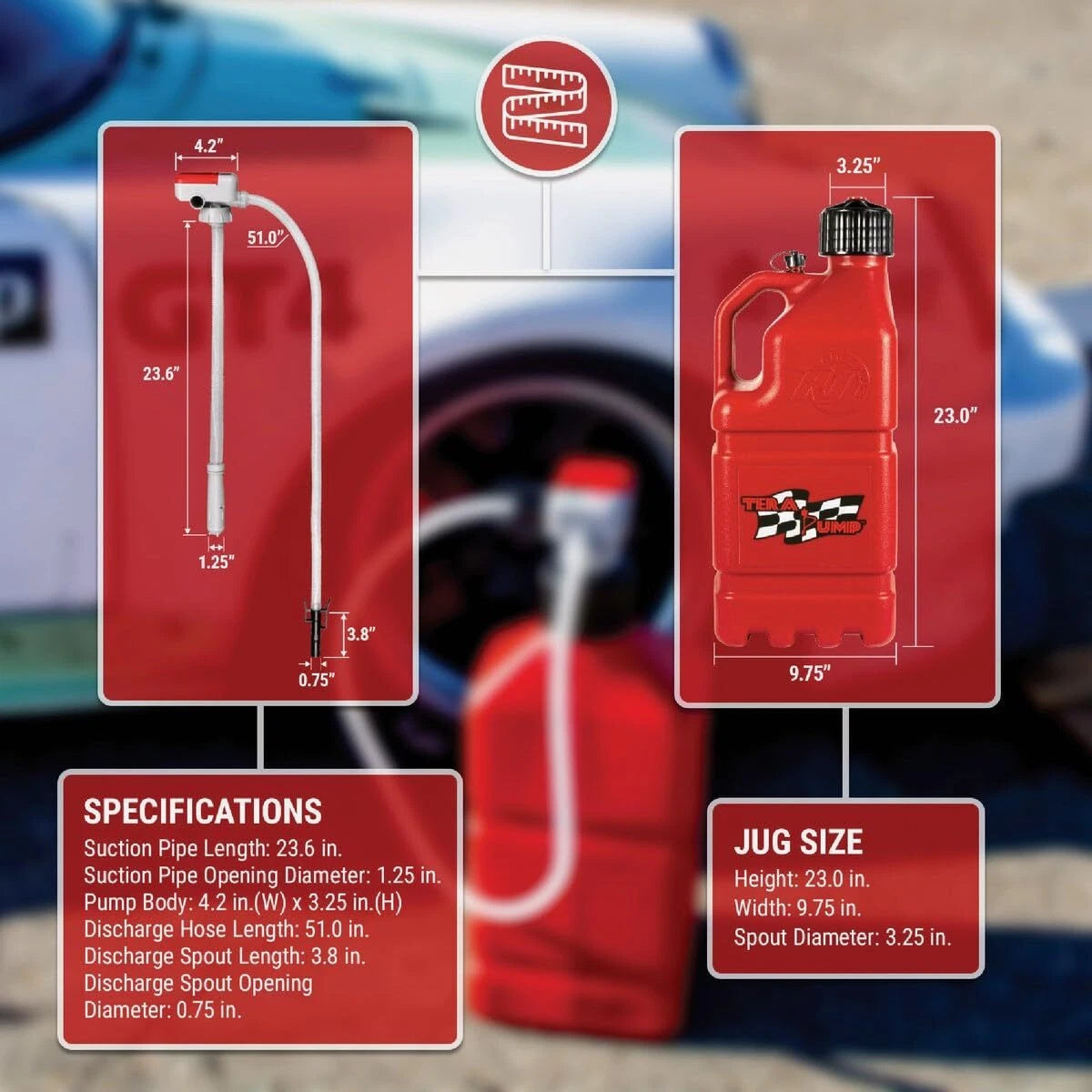 Tera Pump TRJ5XLR 5 Gallon Jug Pump Combo