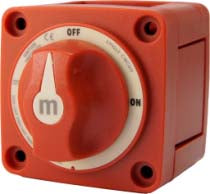 m-Series 300A Battery Switch Off/On, Knob Actuator, Retail Pack