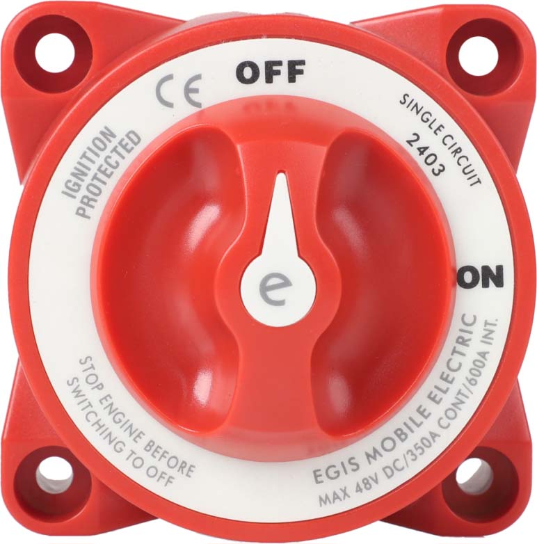 e-Series 350A  Battery Switch Off/On, Retail Pack