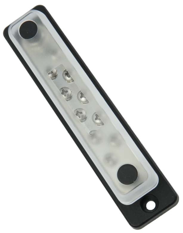 CommonBus Dual 1/4" Stud + Ten #8 Screws - 150 Amp, Retail Pack